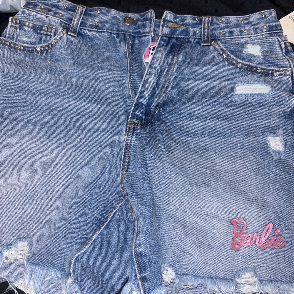Forever 21 Blue Denim Jean Shorts JUNIORS M
